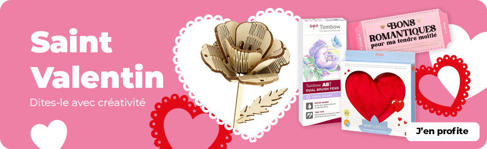 Saint Valentin créative avec Rougier&Plé click and collect