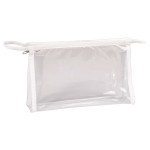 Trousse rectangulaire transparente 24 x 4 x 14 cm