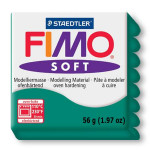 Pâte polymère Fimo Soft 57 g - 56 - Vert sapin