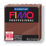 Pâte polymère Fimo Pro 85 g - 77 - Chocolat