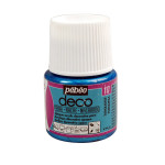 Peinture acrylique P.BO deco nacrée 45ml - 117 - Nacré turquoise