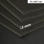 Carton mousse 3mm noir - 21 x 29,7 cm