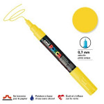 Marqueur pointe conique PC-1MC extra-fine 1mm - Jaune