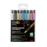 Marqueur PC-1MR pointe calibrée - 8 couleurs ASS19