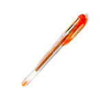 Stylo encre gel large effet pailleté - Orange