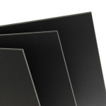 Carton plume 5mm noir - 21 x 29,7 cm