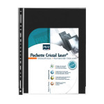 Pochette Cristal Laser A4 par 10 compatible classeur standard