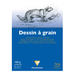Bloc de papier à grain fin 160 g/m² 24 x 32 cm