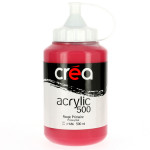 Peinture acrylique 500ml - Vermillon