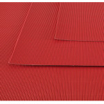 Feuille de carton ondulé 50 x 70 cm - 300 g/m² - Blanc