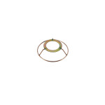 Carcasse d'abat-jour Cercle bagué E27 Ø 10 cm Cuivré