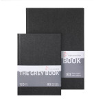 Carnet de dessin The Grey Book 120 g/m² - 21 x 29,7 cm (A4)