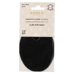 Renfort cuir 2 pcs Noir