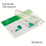 Pochette de plastification A3 125 microns Brillante 25 pcs