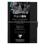 Carnet Paint'On papier Noir 250 g/m² A5 32 F