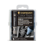 Embout Color Tops pour marqueur Chameleon 5 tons Gris