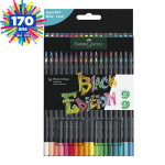 Crayons de couleurs Black edition 36 pcs