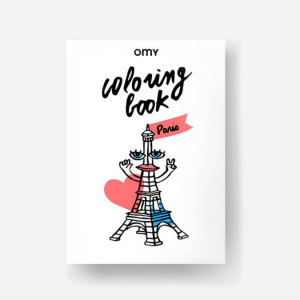 Album de coloriage Coloring book Paris