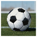 Broderie Diamant kit débutant Ballon de foot