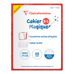 Cahier Magique couverture Ardoise effaçable 17 x 22 cm 48 pages Séyès