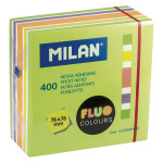 Bloc-notes adhésives fluo rose 76 x 76 mm 400 pcs