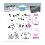 Stampo Clear Mariage - Set de 12 tampons